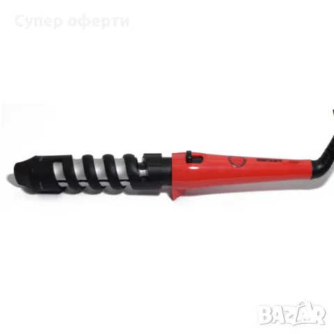 Маша за правене на спирали 2в1 + ПОДАРЪК  Розова силиконова четка за лице – Перфектни къдрици всеки , снимка 2 - Маши за коса - 49871494