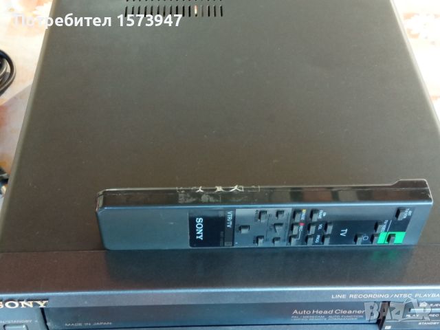 SONY video cassette pleyer-SLV-XR5 , снимка 7 - Ресийвъри, усилватели, смесителни пултове - 46230960