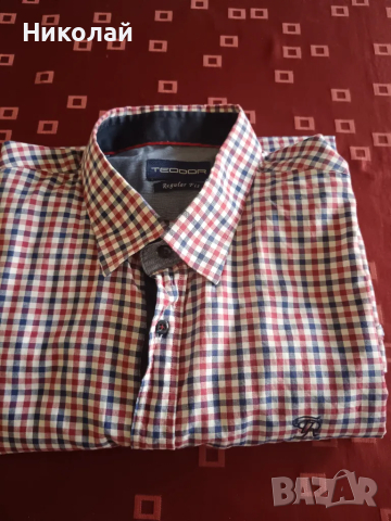 Мъжка Риза Теодор / TEODOR, снимка 5 - Ризи - 49288617