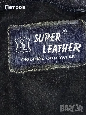 Кожено яке.(L), снимка 8 - Якета - 53514392