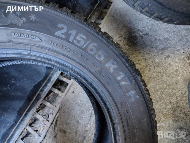 4бр.зимни гуми SEMPERIT 215 65 17 DOT23 цена за брой, снимка 8 - Гуми и джанти - 53931452
