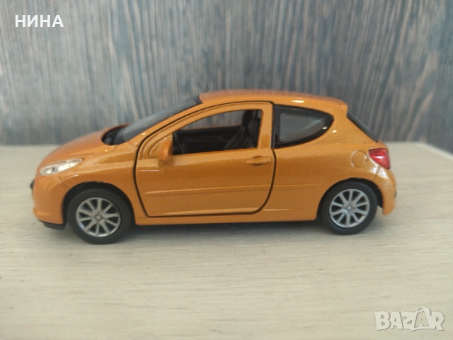 Метална количка Peugeot 207 !!!, снимка 4 - Колекции - 54267897