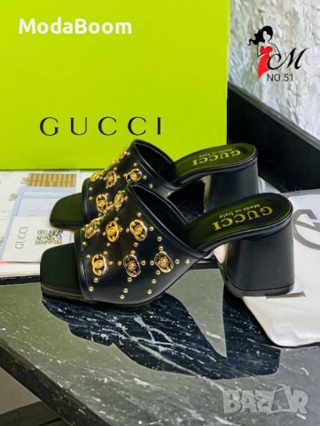 🆕Gucci дамски чехли два цвята🆕, снимка 4 - Чехли - 45584600