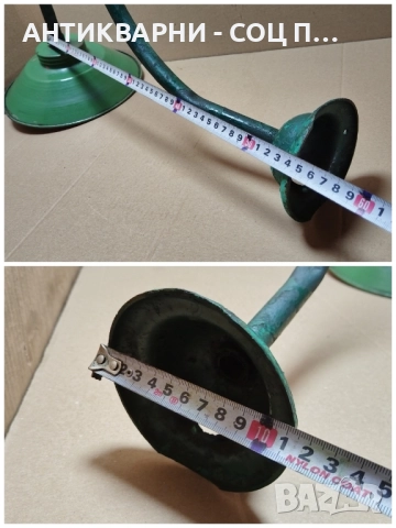 Стара Соц Емайлирана Улична Лампа. , снимка 8 - Антикварни и старинни предмети - 52506119