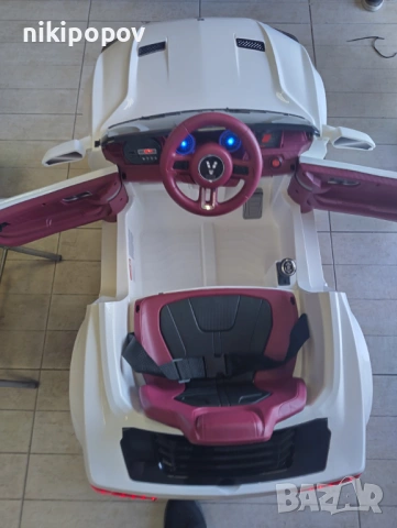 EU Акумулаторна кола 12V MONACO бял, снимка 8 - Други - 53849777