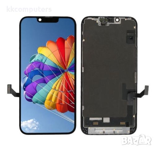 LCD Дисплей за iPhone 14 6.1 + Тъч скрийн / Черен / КЛАС A Баркод : 483588, снимка 1 - Резервни части за телефони - 46387757