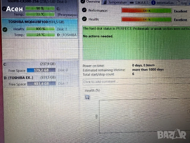външен твърд диск Toshiba Canvio Basics с капацитет 1 TB. , снимка 2 - RAM памет - 38234928