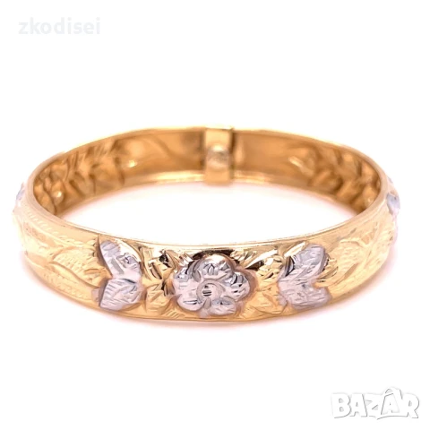 Златна детска гривна 6,96гр. 14кр. проба:585 модел:32630-1, снимка 1