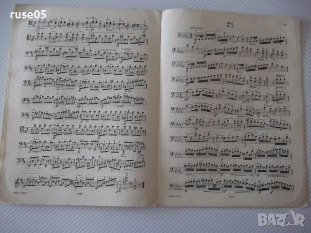 Ноти "Studen fur Violoncell - J.L.Duport" - 72 стр., снимка 6 - Специализирана литература - 50836616