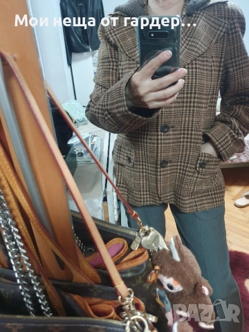 Сако стино кафяво р42 Л. Лондон Tom Taylor , снимка 7 - Сака - 52170786