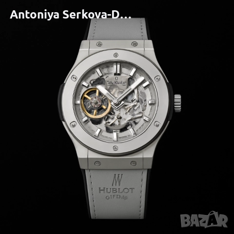 Hublot (Хубло) ⌚ Швейцарска луксозна марка, известна със смел дизайн и скелетон модели.