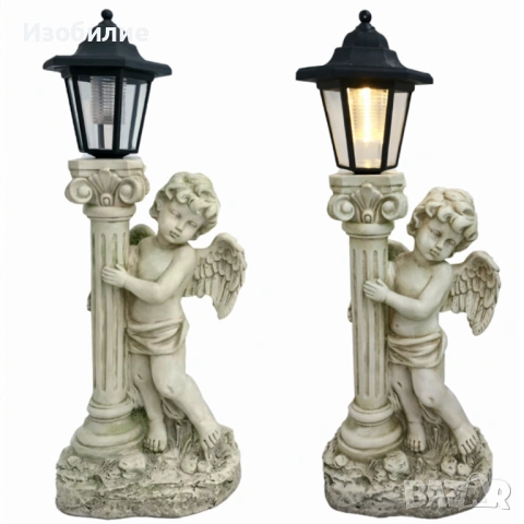 Соларна лампа ангел - елегантна декорация за всеки двор, снимка 9 - Соларни лампи - 53726142