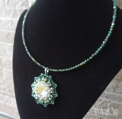 Гердан с подвижна висулка, снимка 2 - Колиета, медальони, синджири - 52175967