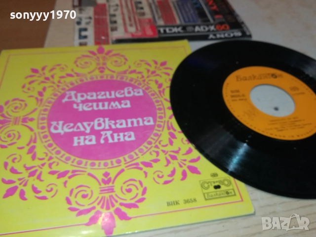 ДРАГИЕВА ЧЕШМА//ЦЕЛУВКАТА НА АНА-МАЛКА ПЛОЧА 2410251928, снимка 3 - Грамофонни плочи - 52170999