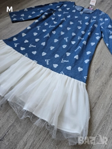 Нова туника LOVE от деним на намаление , снимка 2 - Туники - 51453284