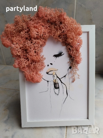 Картини със скандинавски мъх оригинален подарък , снимка 5 - Картини - 51985934