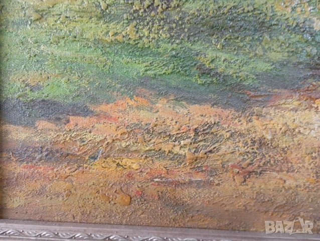 Стара майсторска картина-пейзаж, снимка 3 - Картини - 48865755