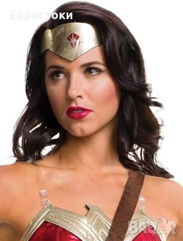 Официален костюм Wonder Woman от DC Comics Dawn of Justice, пълен комплект аксесоари, размер Extra S, снимка 2 - Костюми - 46462942
