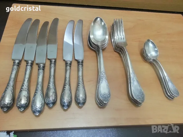 антикварни руски прибори за хранене , снимка 2 - Антикварни и старинни предмети - 29504248