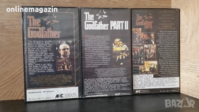 Видеокасети " КРЪСТНИКЪТ  " 1 , 2 и 3 VHS, снимка 2 - Други жанрове - 54163742