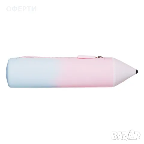 Силиконов несесер Pink Blue Believe Pencil 22x5см арт No204583, снимка 4 - Раници - 46921005