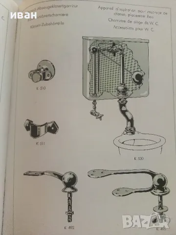 Много стар каталог за санитария,батерии,душове и други.- 1932г., снимка 15 - Антикварни и старинни предмети - 47320103