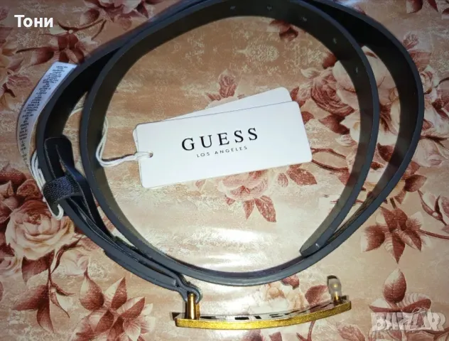 GUESS ORIGINAL Нов Дамски Колан Изцяло от Естествена Кожа 105см. , снимка 9 - Колани - 50358409