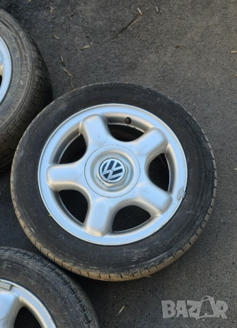 Оригинални алуминиеви джанти за VW Volkswagen 14" 4×100, снимка 3 - Гуми и джанти - 53604364