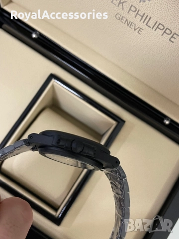 Patek Philippe nautilus black, снимка 4 - Мъжки - 52485617