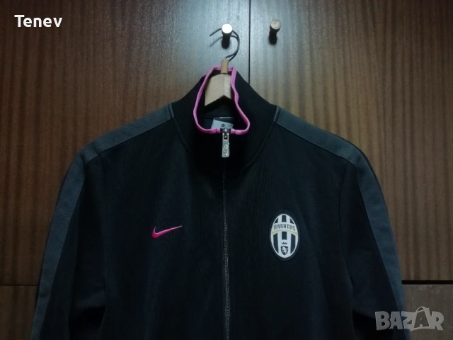 Juventus N98 Nike оригинално горнище Ювентус черно/розово , снимка 4 - Спортни дрехи, екипи - 53005874
