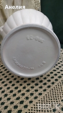 Бяла голяма ваза амфора , снимка 3 - Декорация за дома - 52942205