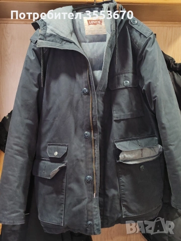 Тъмно-синьо яке LEVI'S, снимка 2 - Якета - 53168382