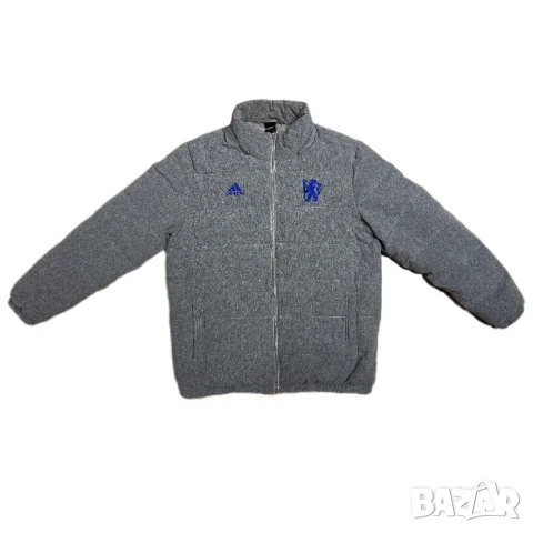 Мъжко пухено яке Adidas x Chelsea | XL , снимка 2 - Спортни дрехи, екипи - 50994646