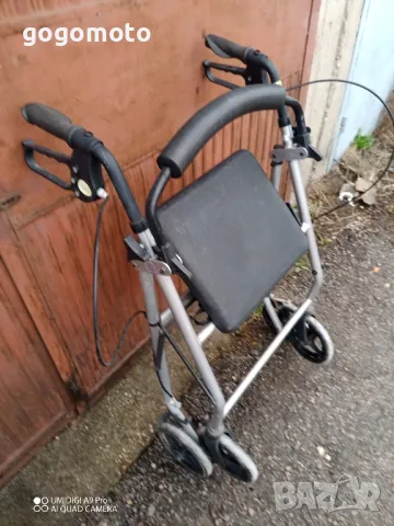 Ролатор, проходилка, олекотен, сгъваем + седалка+ колан , снимка 5 - Ролатори - 49698695