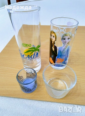 Стъклени чаши, снимка 2 - Чаши - 53580260