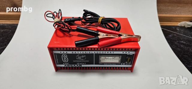 немско зарядно за акумулатор, 12V ABSAAR 6AMP, Германия, снимка 3 - Други инструменти - 53268892