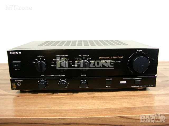 Усилвател  Sony ta-f220 , снимка 2 - Ресийвъри, усилватели, смесителни пултове - 53682220