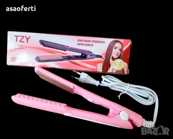Професионална преса за коса TZY TJ-8029 – Йонизираща технология и керамично покритие