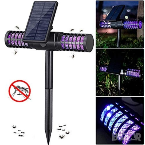 🦟🌞 Соларна Лампа Против Комари  