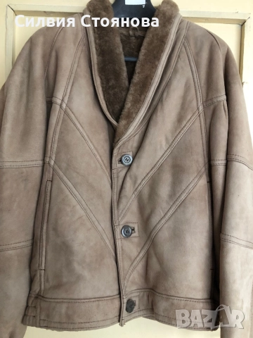 Яке с пух от велур, снимка 4 - Якета - 52869991