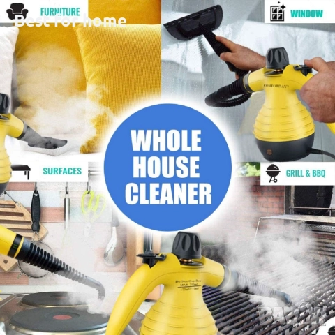 Ръчна парочистачка под налягане Comforday с 9 аксесоара, снимка 4 - Други - 51524304