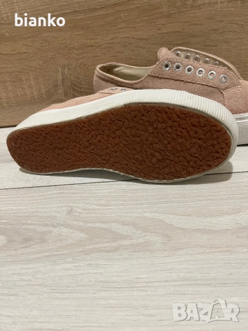Кецове Superga естествена кожа, снимка 3 - Кецове - 52025311