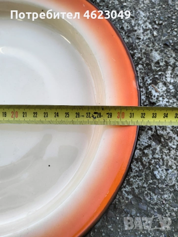 Емайлирана чиния, снимка 2 - Антикварни и старинни предмети - 53042620