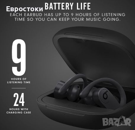 Слушалки Beats Powerbeats Pro - True Wireless Earbuds, оригинал, цвят: черно, снимка 4 - Слушалки, hands-free - 46043793