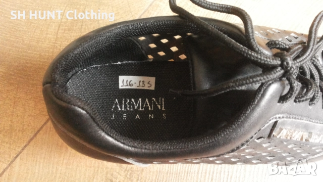 ARMANI JEANS Real Leather Размер EUR 38 / UK 5 дамски еспадрили 114-13-S, снимка 7 - Дамски ежедневни обувки - 52654084