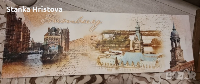 Стенна Картина Hamburg. , снимка 3 - Картини - 53423834