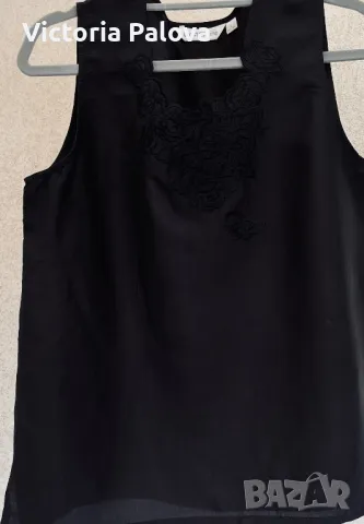 Копринен потник/топ с бродерия LAST SCENE , снимка 5 - Корсети, бюстиета, топове - 49914666