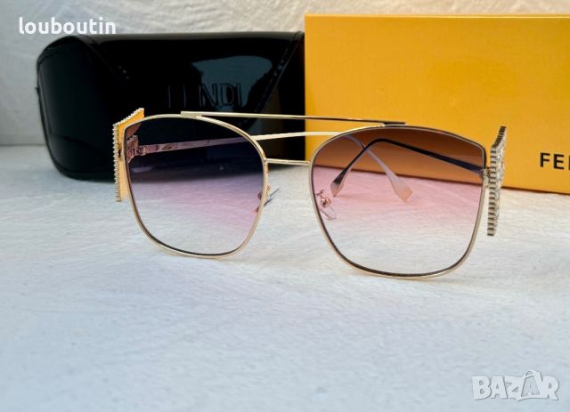 -30% разпродажба Fendi 2020 дамски слънчеви очила с камъни, снимка 6 - Слънчеви и диоптрични очила - 45241715