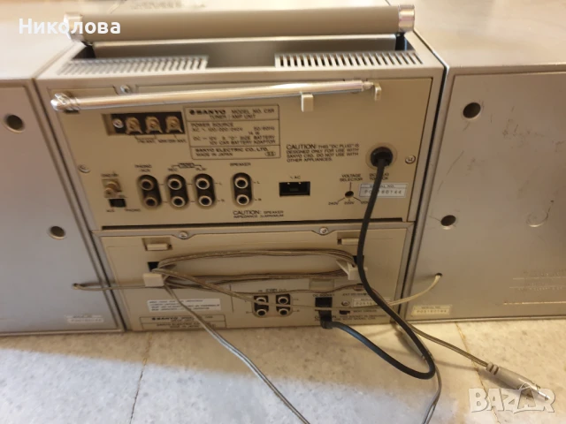 Продавам касетофон SANYO C5, работещ, за профилактика , снимка 3 - Радиокасетофони, транзистори - 51382027