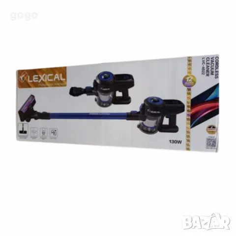 Безжична прахосмукачка Lexical 130W, снимка 4 - Прахосмукачки - 49731478